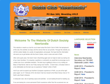 Tablet Screenshot of dutchclubwa.com